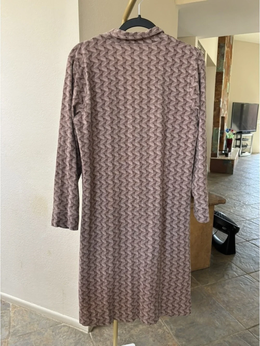 Haven Well Within Organic Cotton Geometric Sleep Dress S